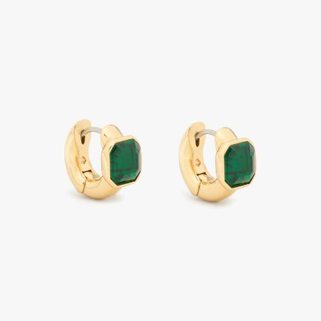 Kate Spade Keep Sparkling Asscher Huggies