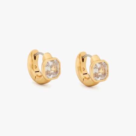 Kate Spade Keep Sparkling Asscher Huggies