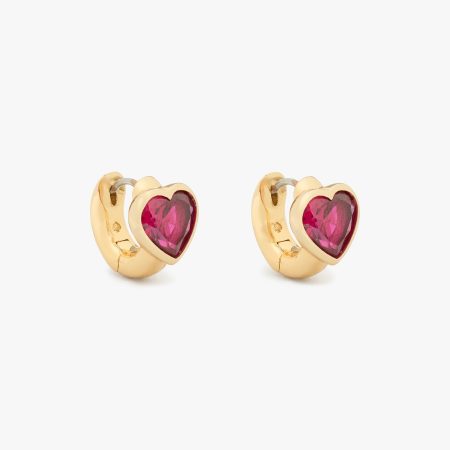 Kate Spade Keep Sparkling Heart Huggies