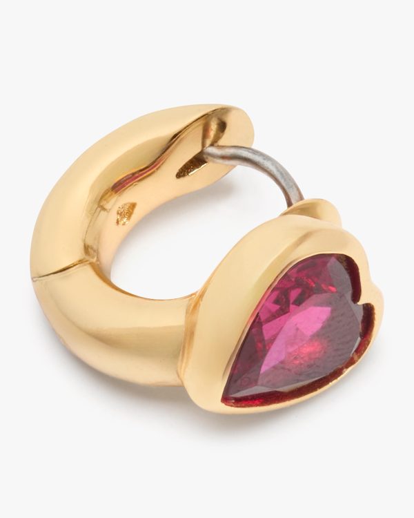 Kate Spade Keep Sparkling Heart Huggies