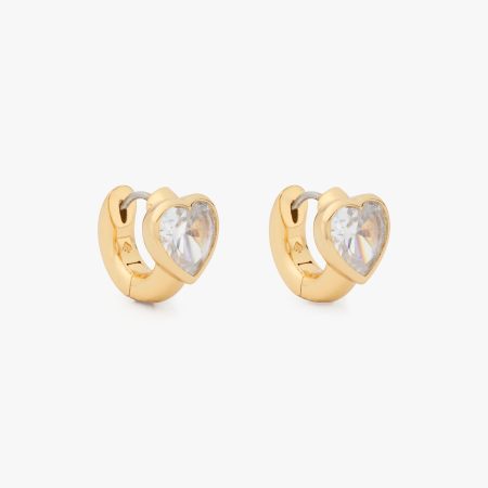 Kate Spade Keep Sparkling Heart Huggies