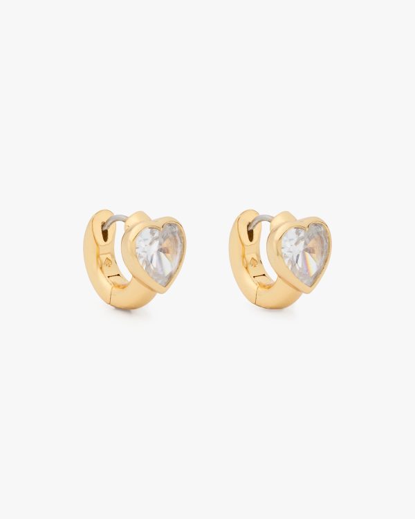 Kate Spade Keep Sparkling Heart Huggies
