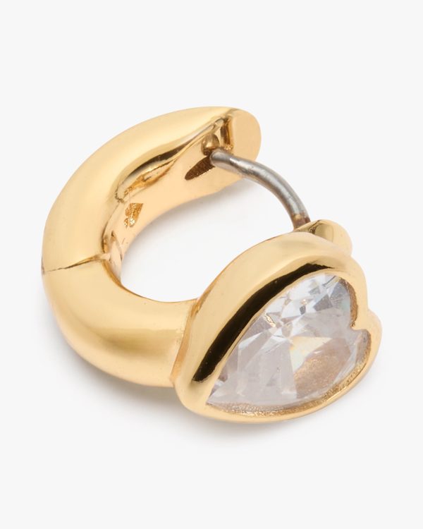 Kate Spade Keep Sparkling Heart Huggies