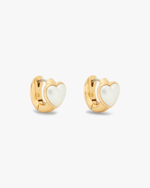 Kate Spade Keep Sparkling Heart Huggies
