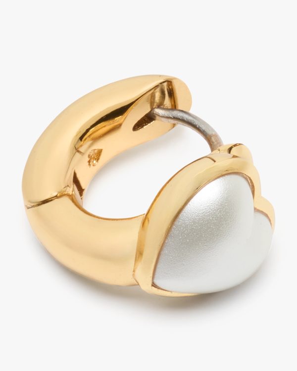 Kate Spade Keep Sparkling Heart Huggies