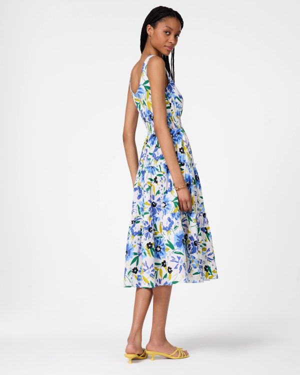 Kate Spade Festive Floral Tiered Dress