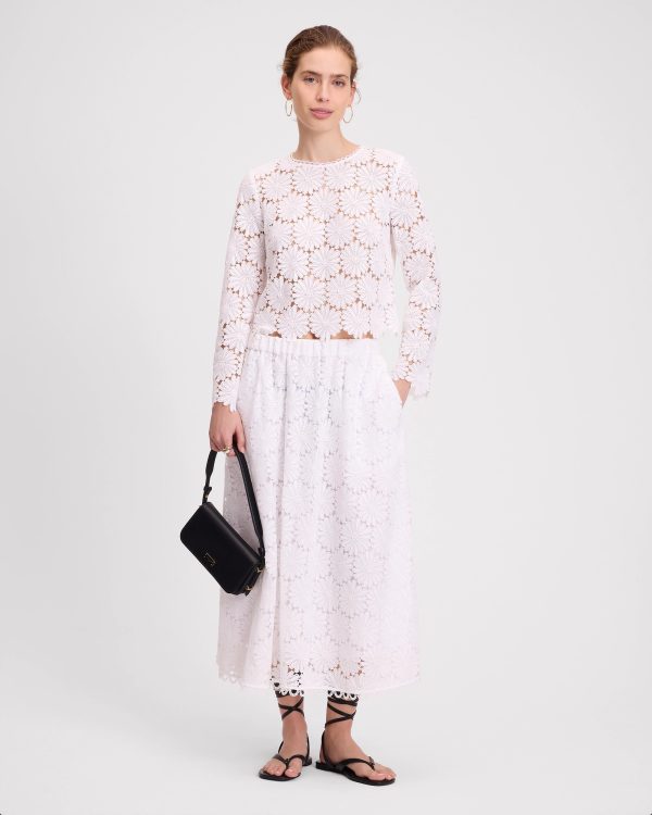 Kate Spade Daisy Lace Skirt
