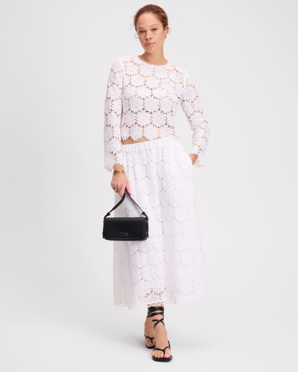 Kate Spade Daisy Lace Skirt