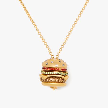 Kate Spade Fast Food Burger Pendant