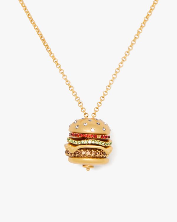 Kate Spade Fast Food Burger Pendant