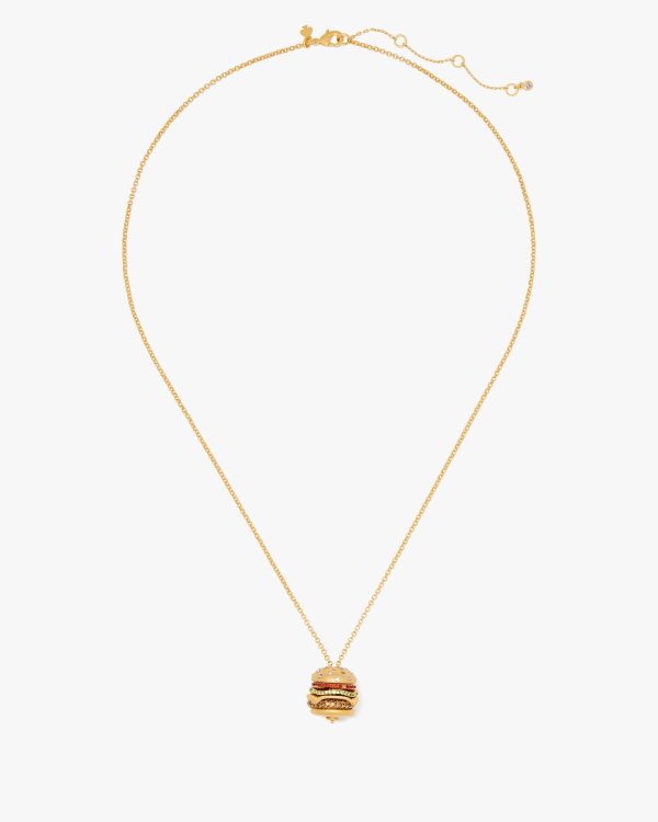 Kate Spade Fast Food Burger Pendant