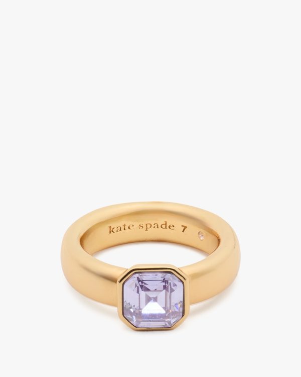 Kate Spade Keep Sparkling Asscher Ring