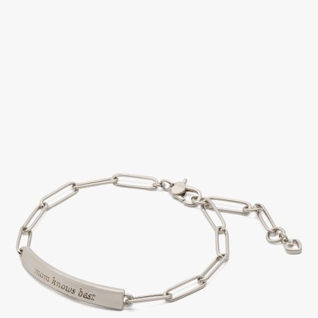 Kate Spade Mom Knows Best Id Bracelet