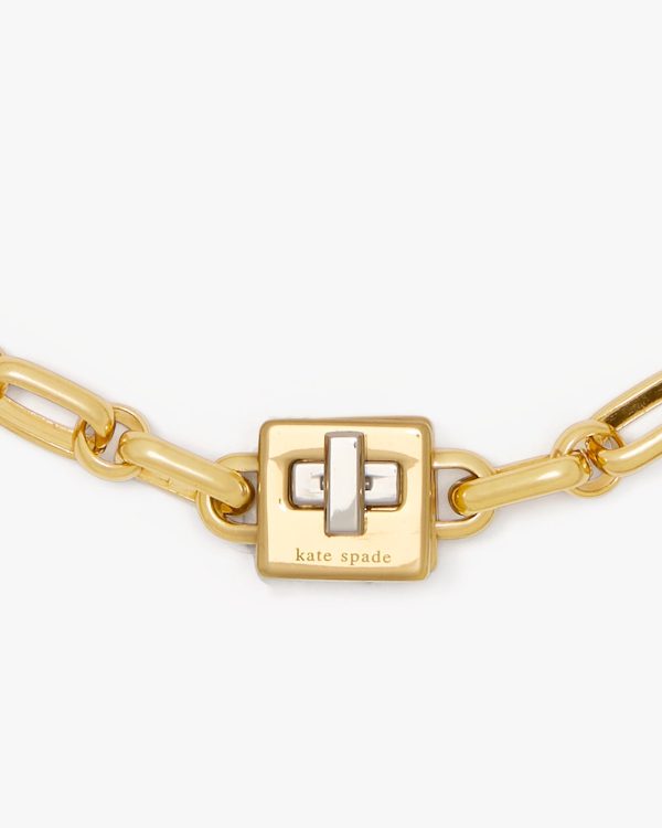 Kate Spade Phoebe Turnlock Necklace