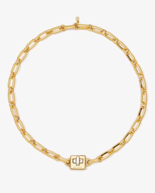 Kate Spade Phoebe Turnlock Necklace
