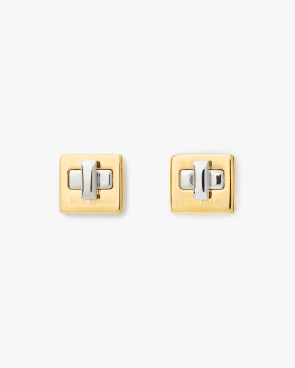 Kate Spade Phoebe Turnlock Studs