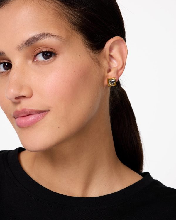 Kate Spade Phoebe Turnlock Studs