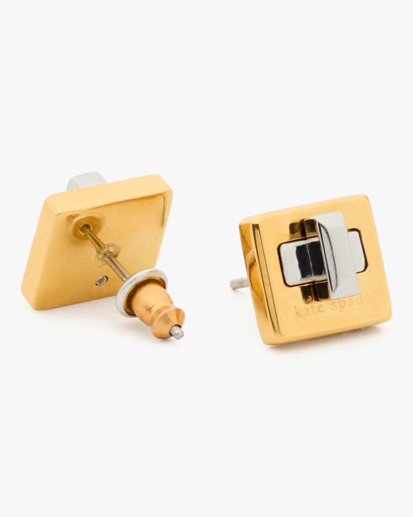 Kate Spade Phoebe Turnlock Studs