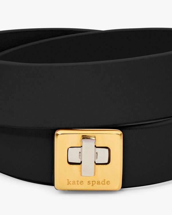 Kate Spade Phoebe Leather Double Wrap Bracelet