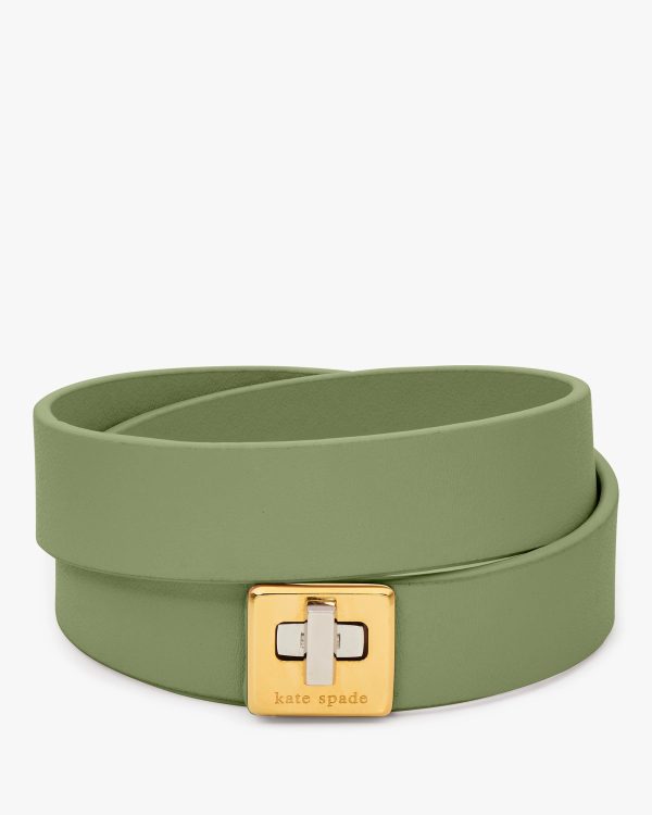 Kate Spade Phoebe Leather Double Wrap Bracelet