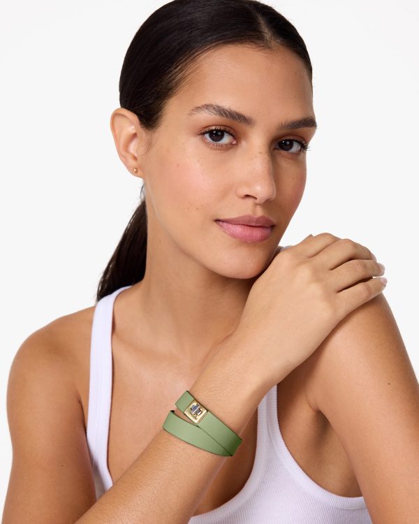 Kate Spade Phoebe Leather Double Wrap Bracelet