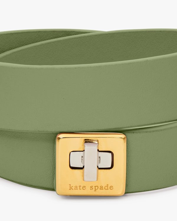 Kate Spade Phoebe Leather Double Wrap Bracelet