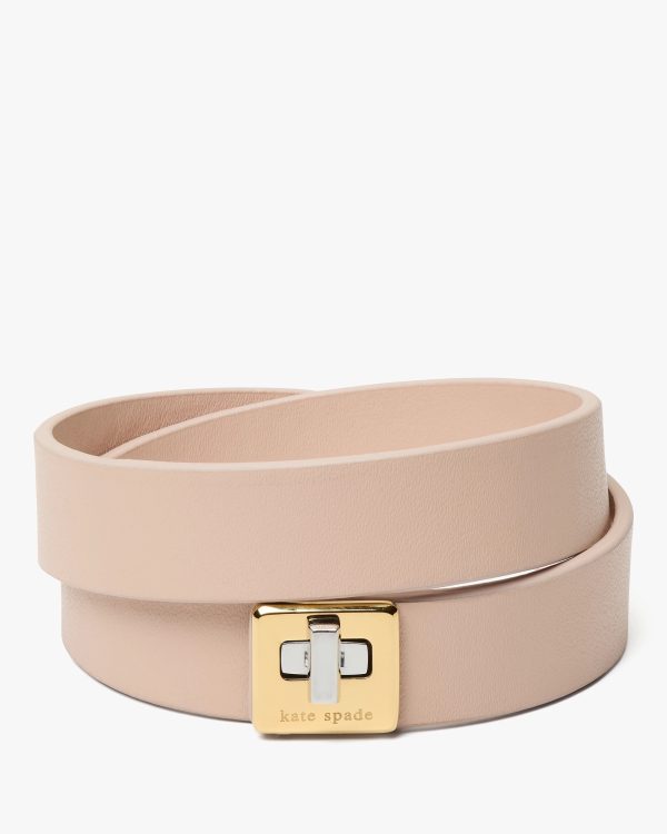 Kate Spade Phoebe Leather Double Wrap Bracelet