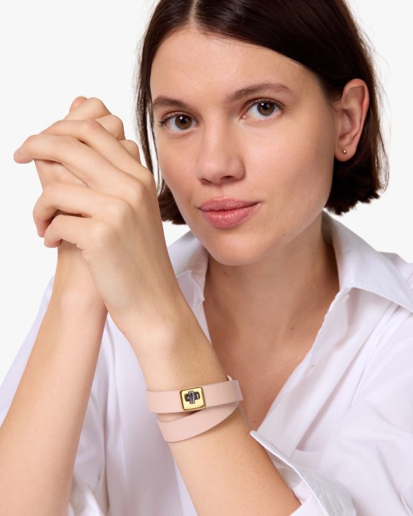 Kate Spade Phoebe Leather Double Wrap Bracelet