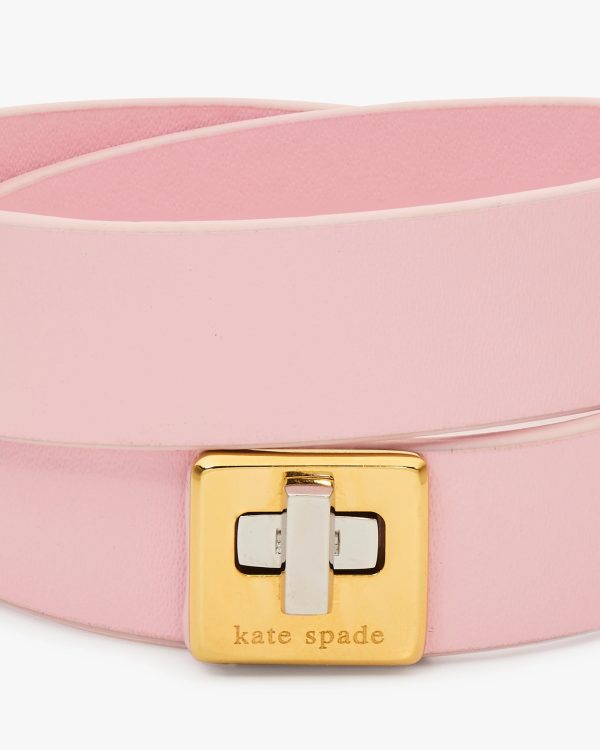 Kate Spade Phoebe Leather Double Wrap Bracelet