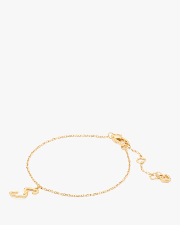 Kate Spade Initial Script Bracelet