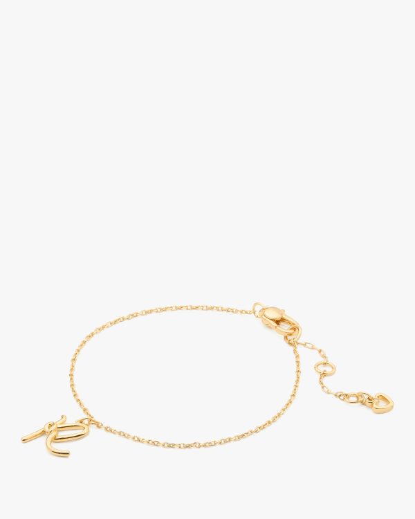 Kate Spade Initial Script Bracelet