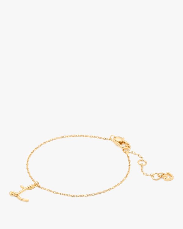 Kate Spade Initial Script Bracelet