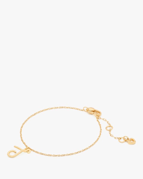 Kate Spade Initial Script Bracelet