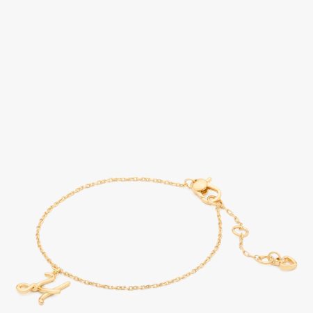 Kate Spade Initial Script Bracelet