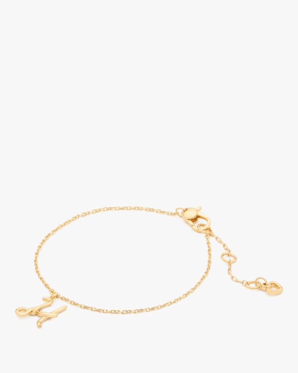 Kate Spade Initial Script Bracelet