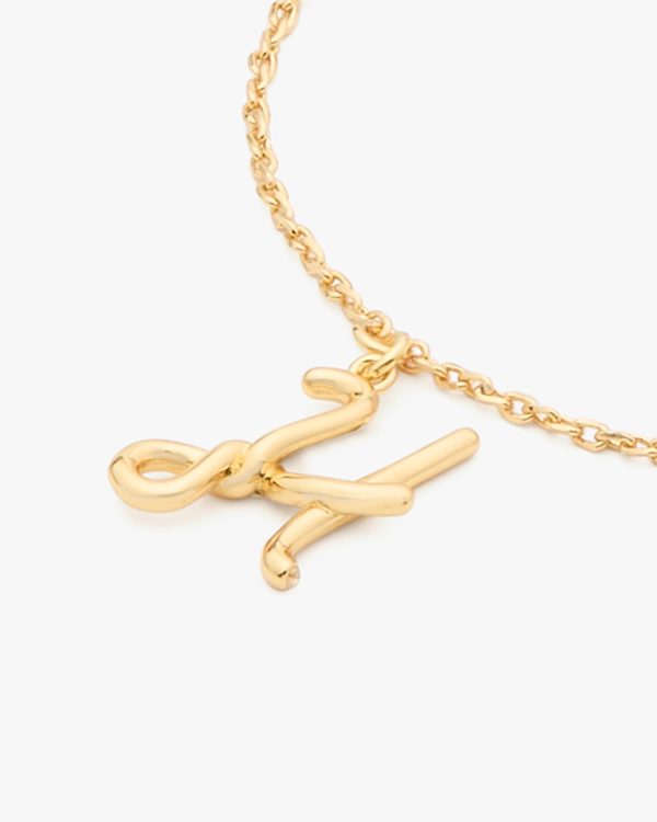 Kate Spade Initial Script Bracelet