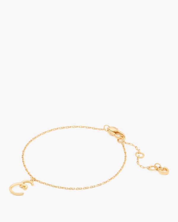 Kate Spade Initial Script Bracelet