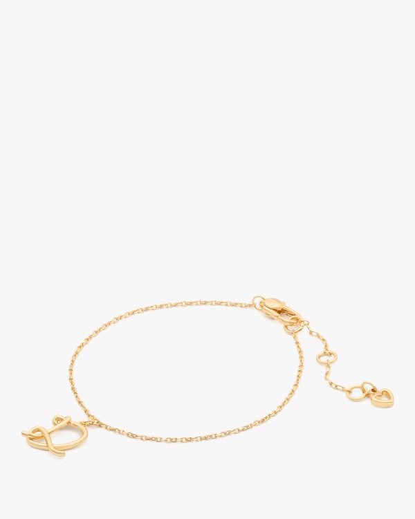 Kate Spade Initial Script Bracelet