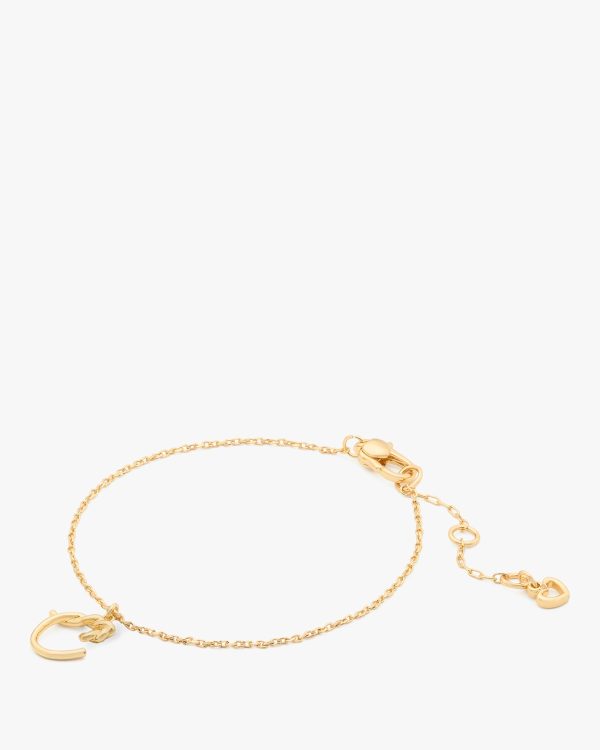 Kate Spade Initial Script Bracelet