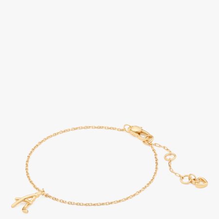Kate Spade Initial Script Bracelet