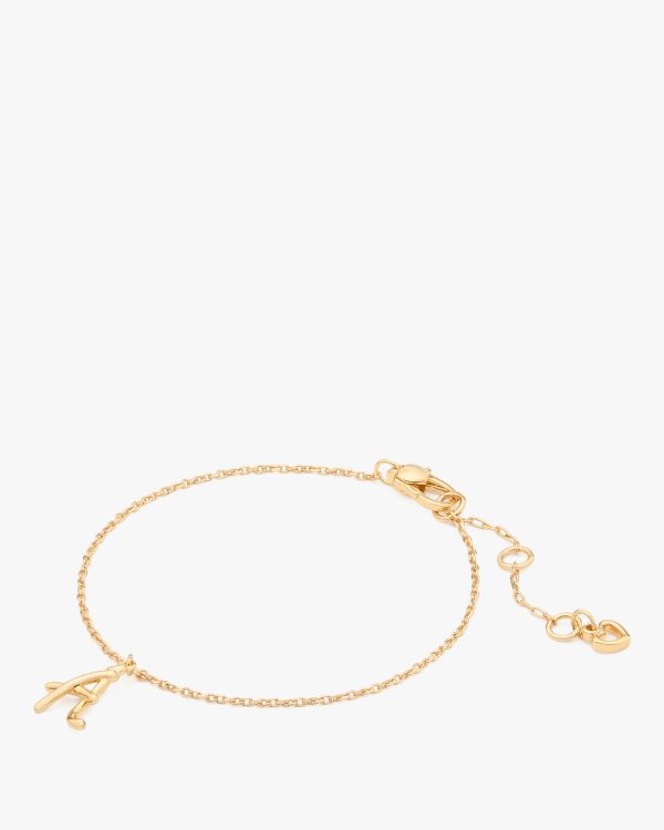 Kate Spade Initial Script Bracelet