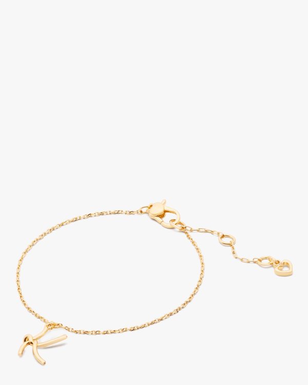 Kate Spade Initial Script Bracelet