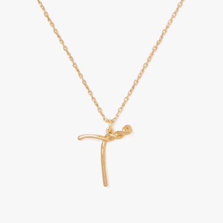 Kate Spade Initial Script T Pendant