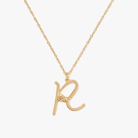 Kate Spade Initial Script R Pendant