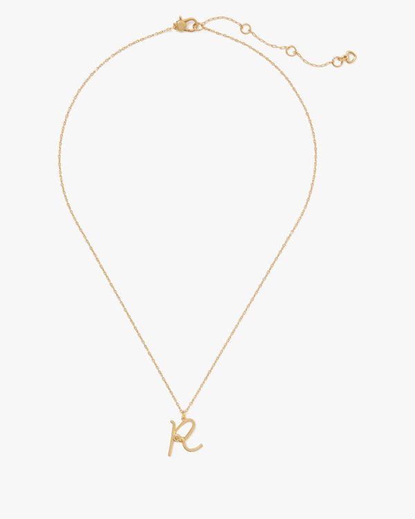 Kate Spade Initial Script R Pendant