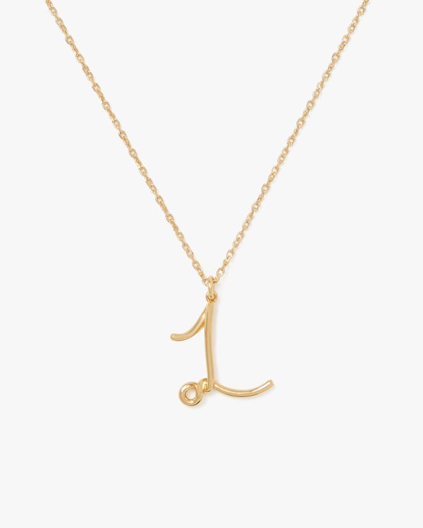 Kate Spade Initial Script L Pendant
