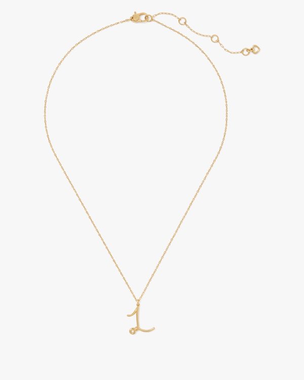 Kate Spade Initial Script L Pendant