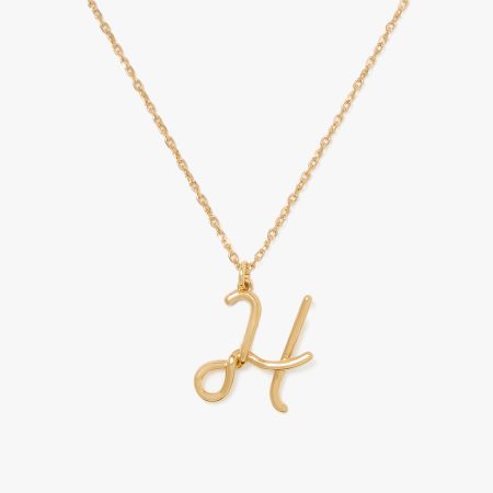 Kate Spade Initial Script H Pendant