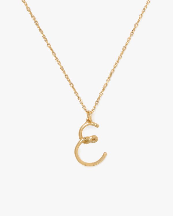 Kate Spade Initial Script E Pendant