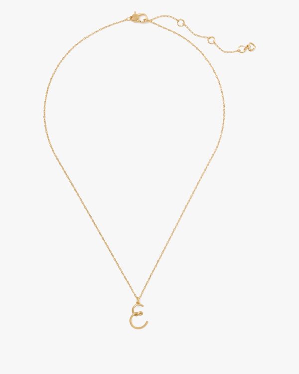 Kate Spade Initial Script E Pendant